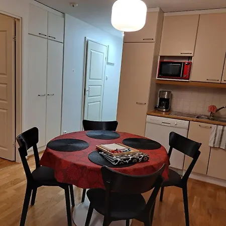 公寓 Arctic Bell Apartment, Sauna & Balcony 罗瓦涅米