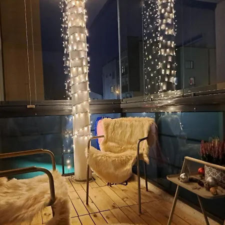 Arctic Bell Apartment, Sauna & Balcony