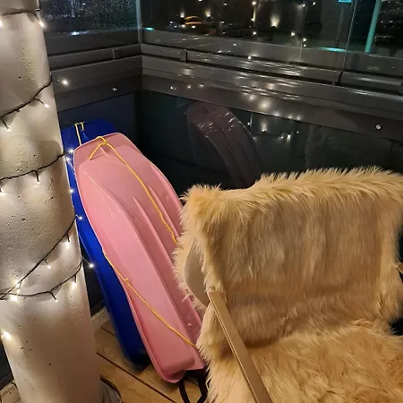 公寓 Arctic Bell Apartment, Sauna & Balcony